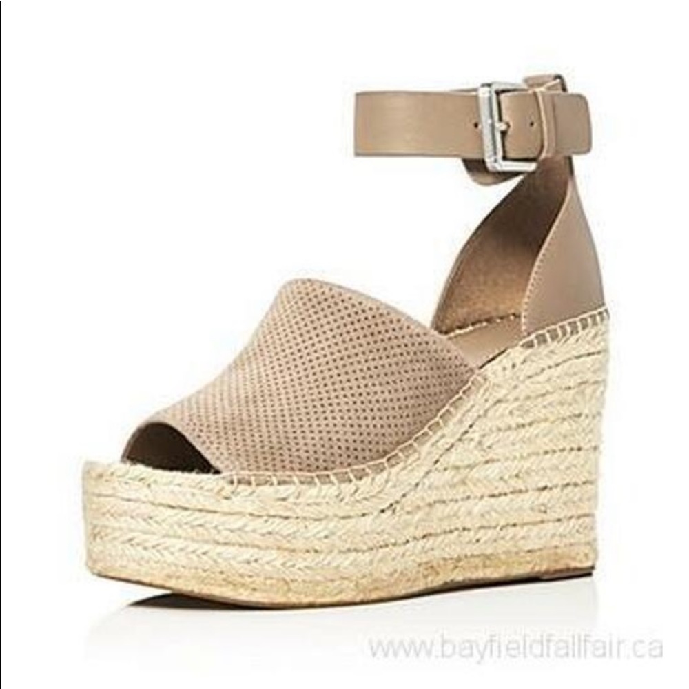 Marc Fisher Adalyne Espadrille Wedge Sandals Size 6.5